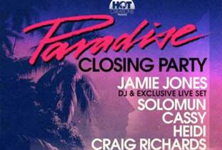Jamie Jones plays live at Paradise closing party image