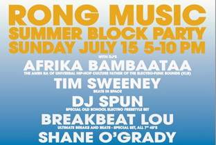 Afrika Bambaataa plays Rong Music Summer Block Party image