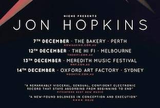 Jon Hopkins to tour Australia this December image