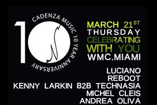 Cadenza announces events for WMC image