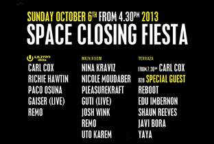 Carl Cox booked for Space closing image