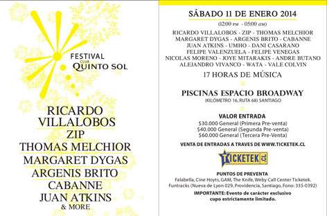 Juan Atkins to play Festival Club Quinto Sol 2014 image