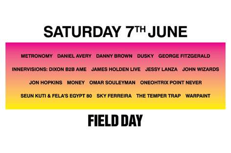 Field Day announces more acts for 2014 image