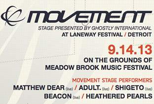 Ghostly and Movement curate stage at Laneway Festival Detroit image