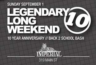 Intimate's Legendary Long Weekend turns ten with Mat The Alien image
