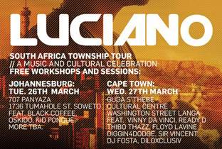 Luciano plays South Africa townships image