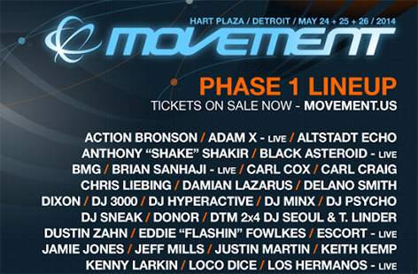 Dixon billed for Movement 2014 image