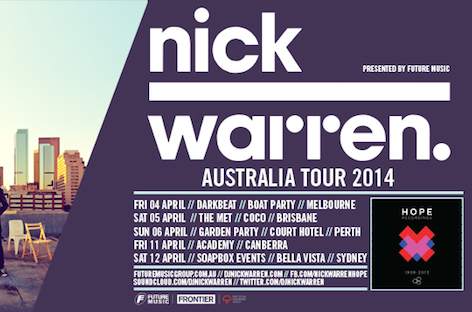 Nick Warren does Australia this April image