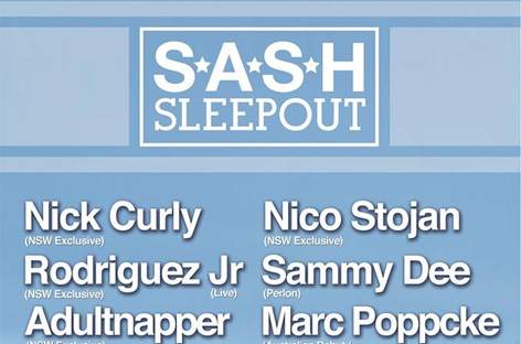 S.A.S.H announce their Sleepout with Nick Curly image