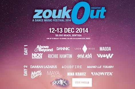 ZoukOut announces 2014 lineup image