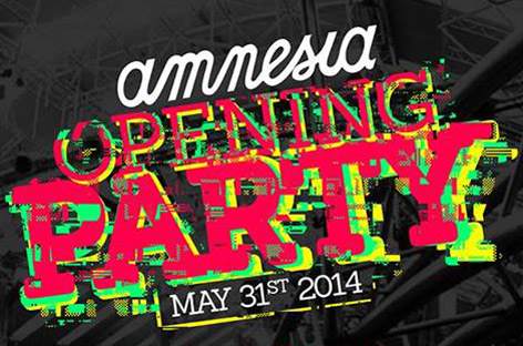Amnesia reveals 2014 opening party details image