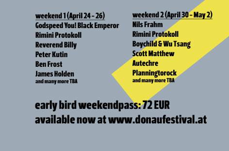 Donaufestival reveals initial 2015 lineup image