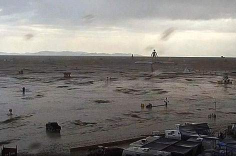 Burning Man hit by bad weather image