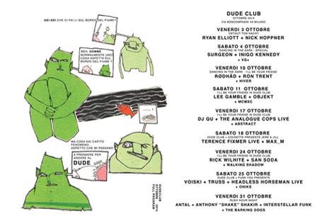 Objekt and Ron Trent booked for Dude Club image