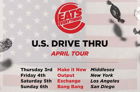 Eats Everything prepares for a quick stateside visit image