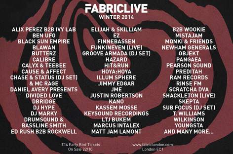 Shackleton and Kassem Mosse to play Fabriclive image