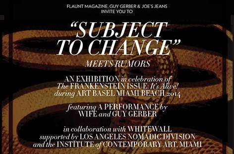 Guy Gerber teams with WIFE for Art Basel Miami performance image