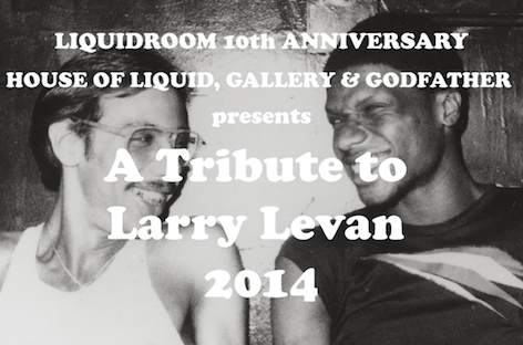 LIQUIDROOMがLarry Levanのトリビュートパーティーを今年も開催 image