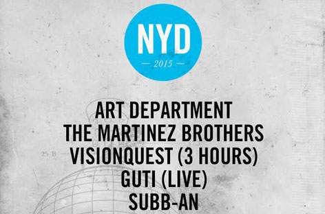 Art Department and The Martinez Brothers play NYD in London image
