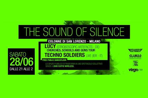 Lucy booked for silent rave in Milan image