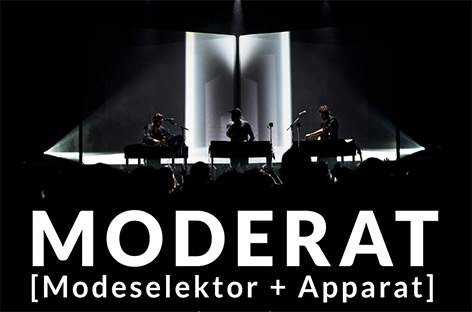 Moderat plays warehouse party in NYC image