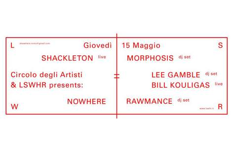 LSWHR presents Nowhere Festival with Shackleton image
