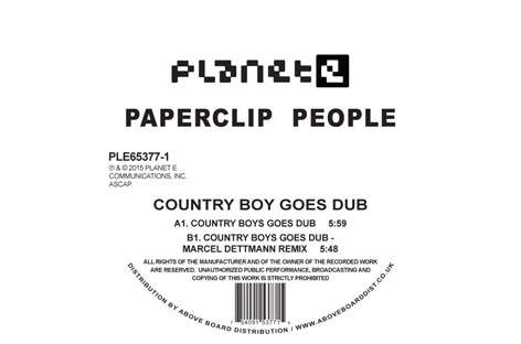 Marcel DettmannによるPaperclip PeopleのリミックスがPlanet Eより登場 image