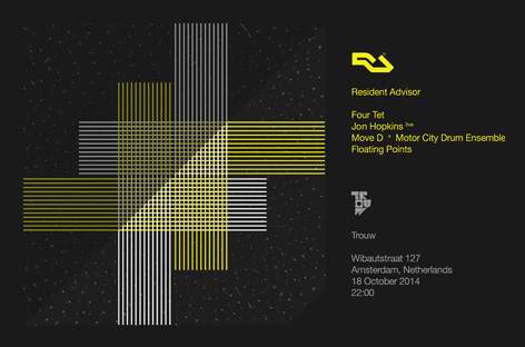 Four Tet, Jon Hopkins and more play RA's Trouw party image