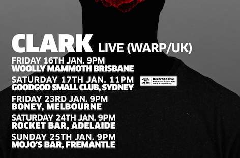 Clark billed for five Australian shows in January image