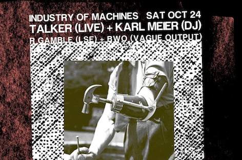 Talker booked for live show at Industry of Machines image