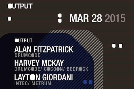 Alan Fitzpatrick, Daniel Avery scheduled for spring at Output image