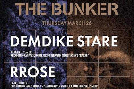 The Bunker hosts Demdike Stare, Mathew Jonson for spring season image