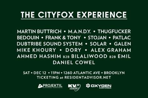 Cityfox returns with Martin Buttrich, Frank & Tony image