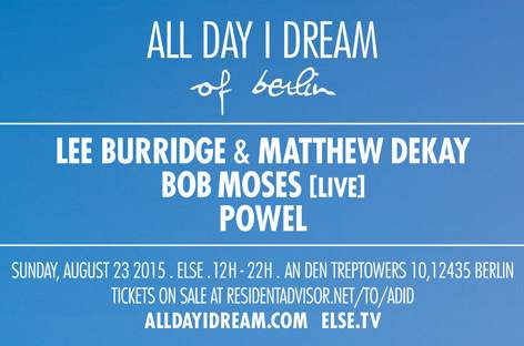 All Day I Dream debuts in Berlin with Bob Moses image