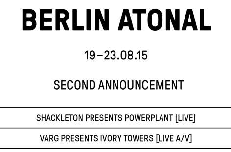 Shackleton, Northern Electronics and Shed join Berlin Atonal 2015 image