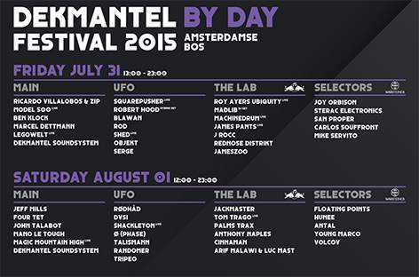 Dekmantel Festival rounds out 2015 lineup with Jackmaster image