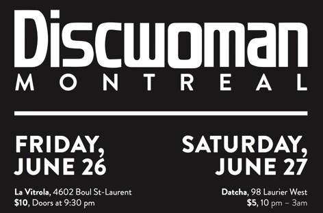 Discwoman plans Montreal weekender image