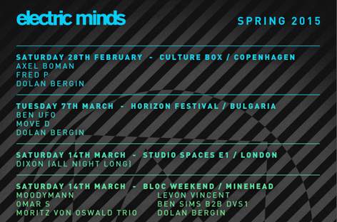 Electric Minds announce European shows image