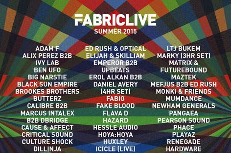Fabriclive announces 2015 summer season image