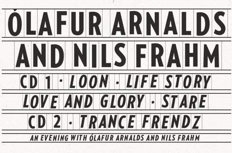 Ólafur Arnalds and Nils Frahm release compilation image