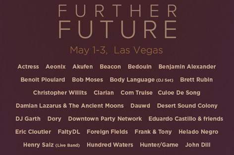 Actress, Damian Lazarus added to Further Future festival image