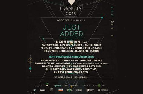 Neon Indian added to Miami's III Points Festival image