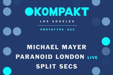 Michael Mayer heads up Kompakt night in LA image
