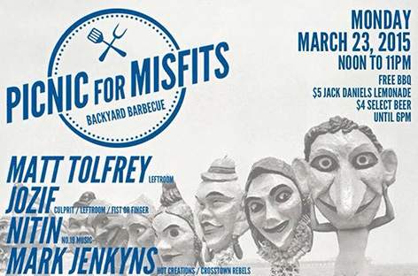 Matt Tolfrey to play a Picnic For Misfits during WMC image