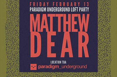 Paradigm Underground books Matthew Dear and Loco Dice image