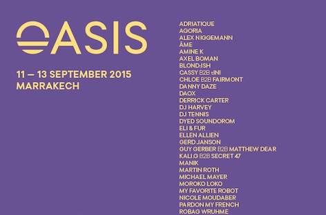 Cassy, Gerd Janson join lineup for Oasis 2015 image