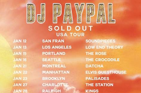 DJ Paypal to tour North America image