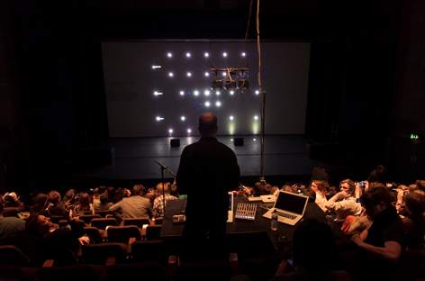 Robert Henke brings audiovisual laser show, Lumière II, to California image