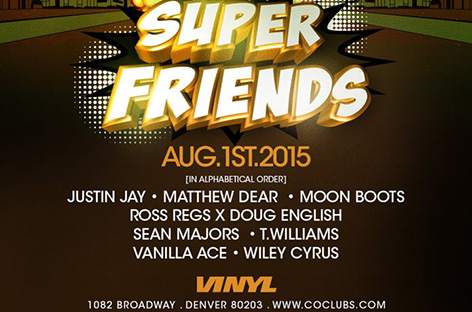 Matthew Dear and Justin Jay booked for Super Friends in Denver image
