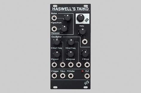Russell Haswell designs drum module, draws waveforms image